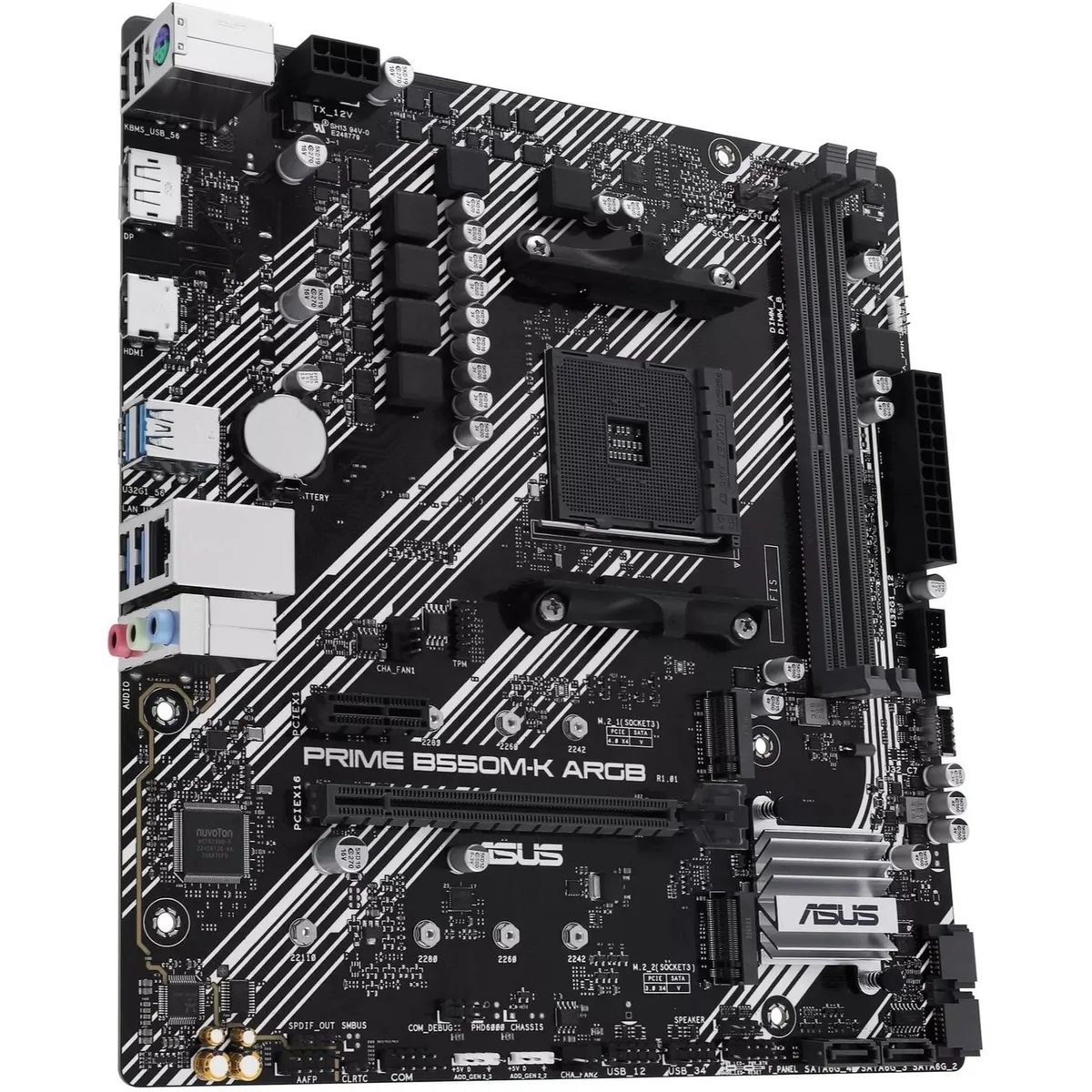 Материнська плата Asus Prime B550M-K ARGB Socket AM4 - мініатюра 4