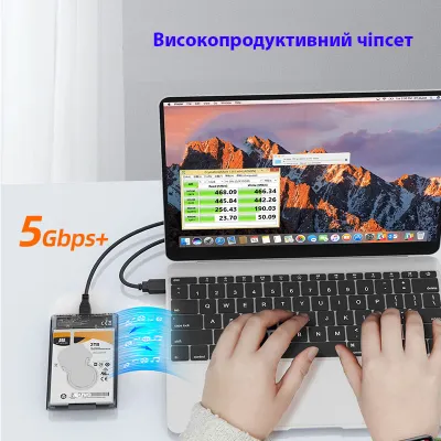 Кишеня зовнішня Maiwo 2.5" SATA/SSD HDD - USB3.0 (K2510B) - мініатюра 3
