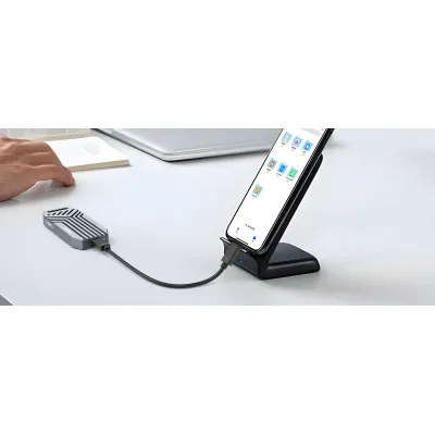 Кишеня зовнішня Maiwo M.2 SSD NVMe 2280 ч-з USB4.0 Type-C 40Gbps (K1695) - мініатюра 12