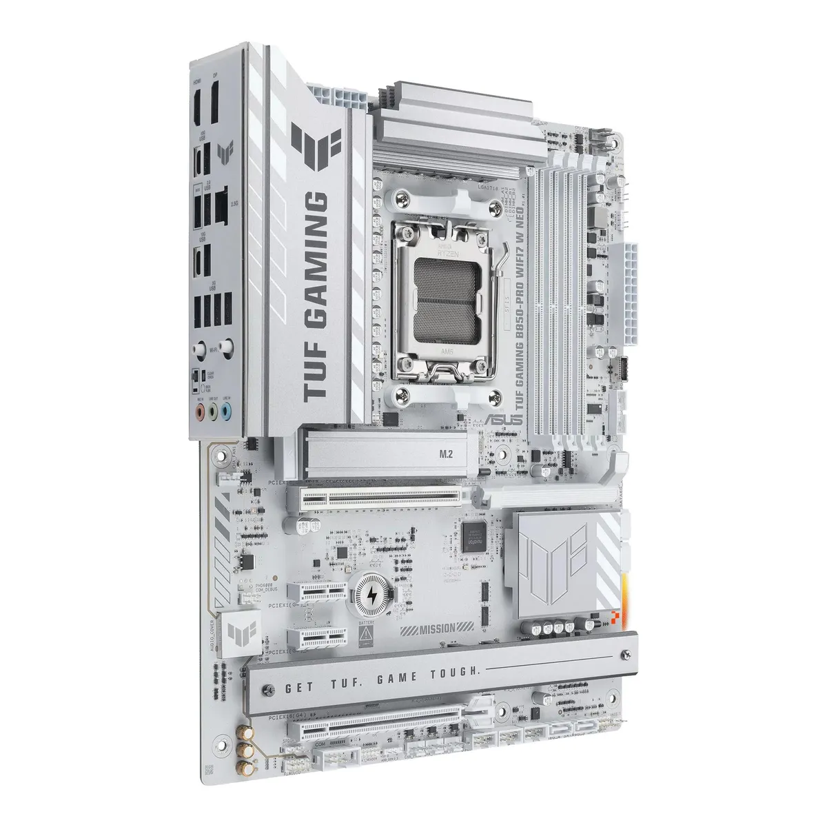 Материнська плата Asus TUF Gaming B850-Pro WiFi7 White Neo Socket AM5 - мініатюра 3