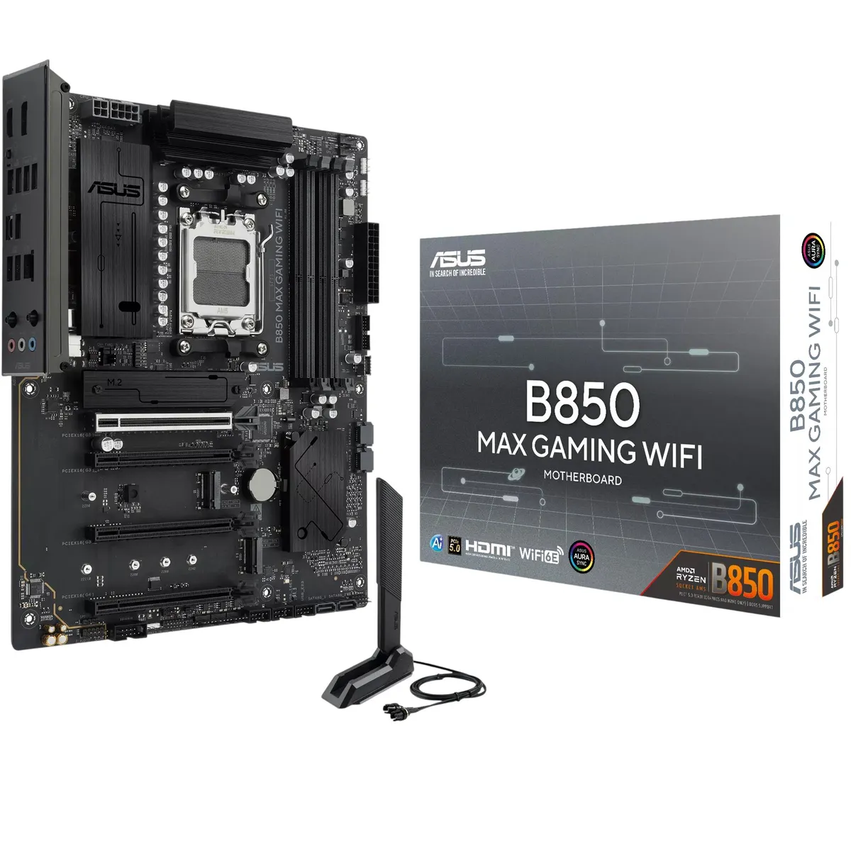 Материнська плата Asus B850 Max Gaming WiFi Socket AM5 - зображення 1