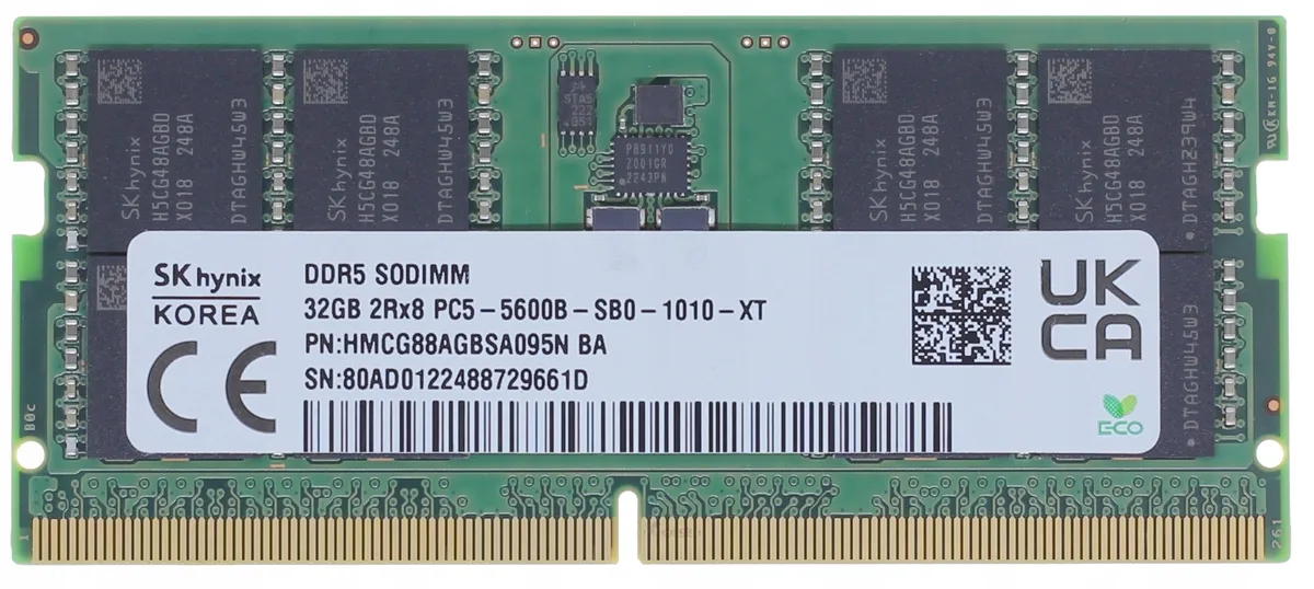 Модуль пам'яті SO-DIMM DDR5 32GB 5600 Hynix original C46 - зображення 1