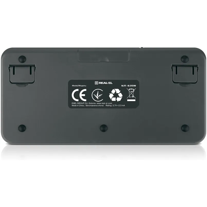 Комплект (клавіатура, миша) бездротовий REAL-EL Kit-635W Black - мініатюра 7