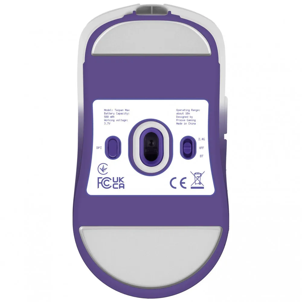 Бездротова ігрова миша Proove Gaming Taipan Max (black/purple) - мініатюра 11