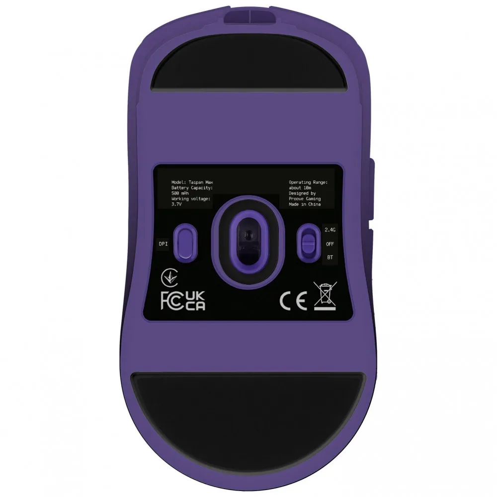 Бездротова ігрова миша Proove Gaming Taipan Max (black/purple) - мініатюра 8