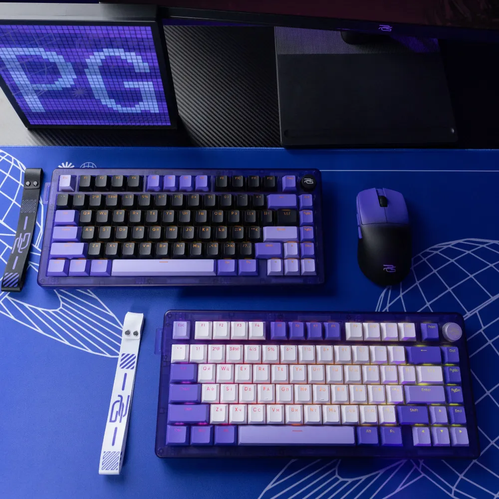 Бездротова клавіатура Proove Gaming T-Racer (Ukraine Layout) (purple/black) - мініатюра 2