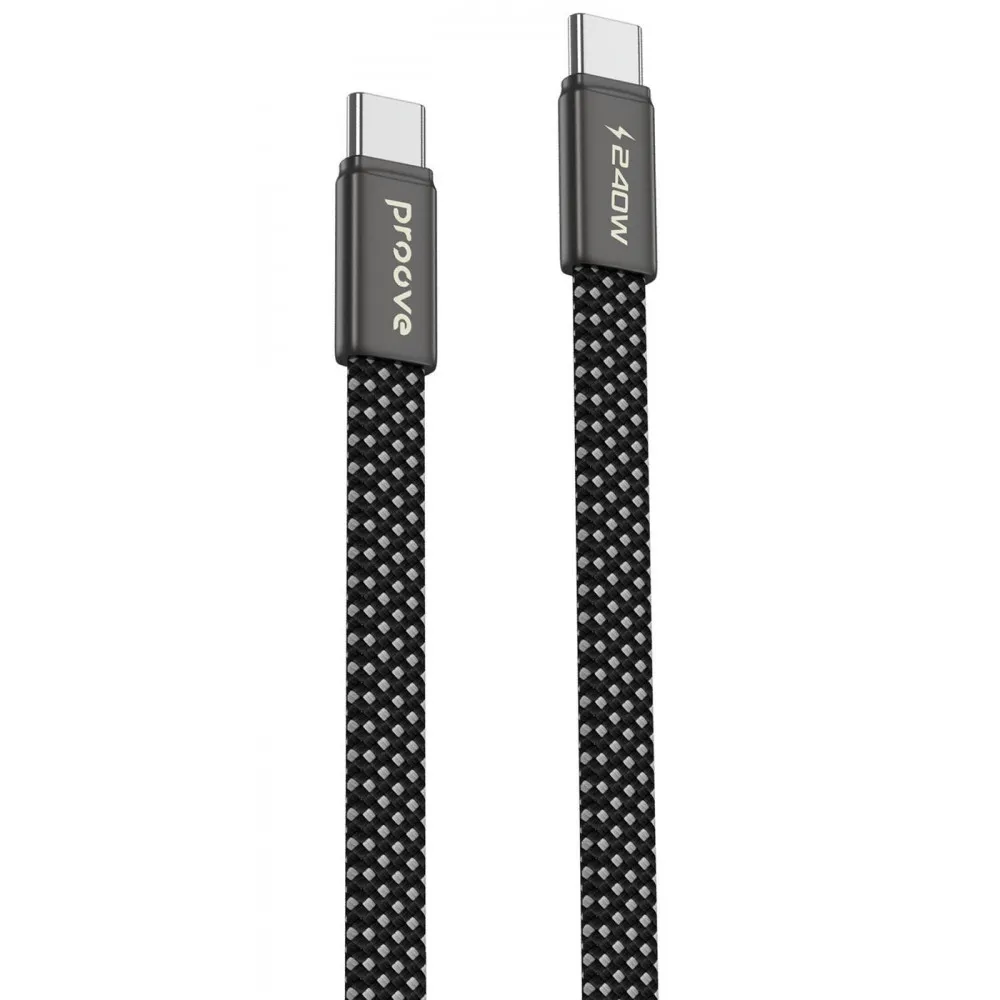 Кабель Proove AirLine Type-C to Type-C 240W (1.5m) (black) - зображення 1