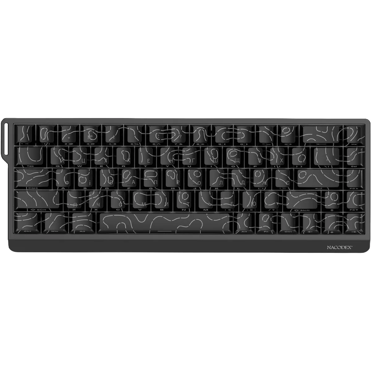 Клавіатура Ajazz NK68 V2 Red Switch Black (NK68-V2-R-S-B) - мініатюра 2