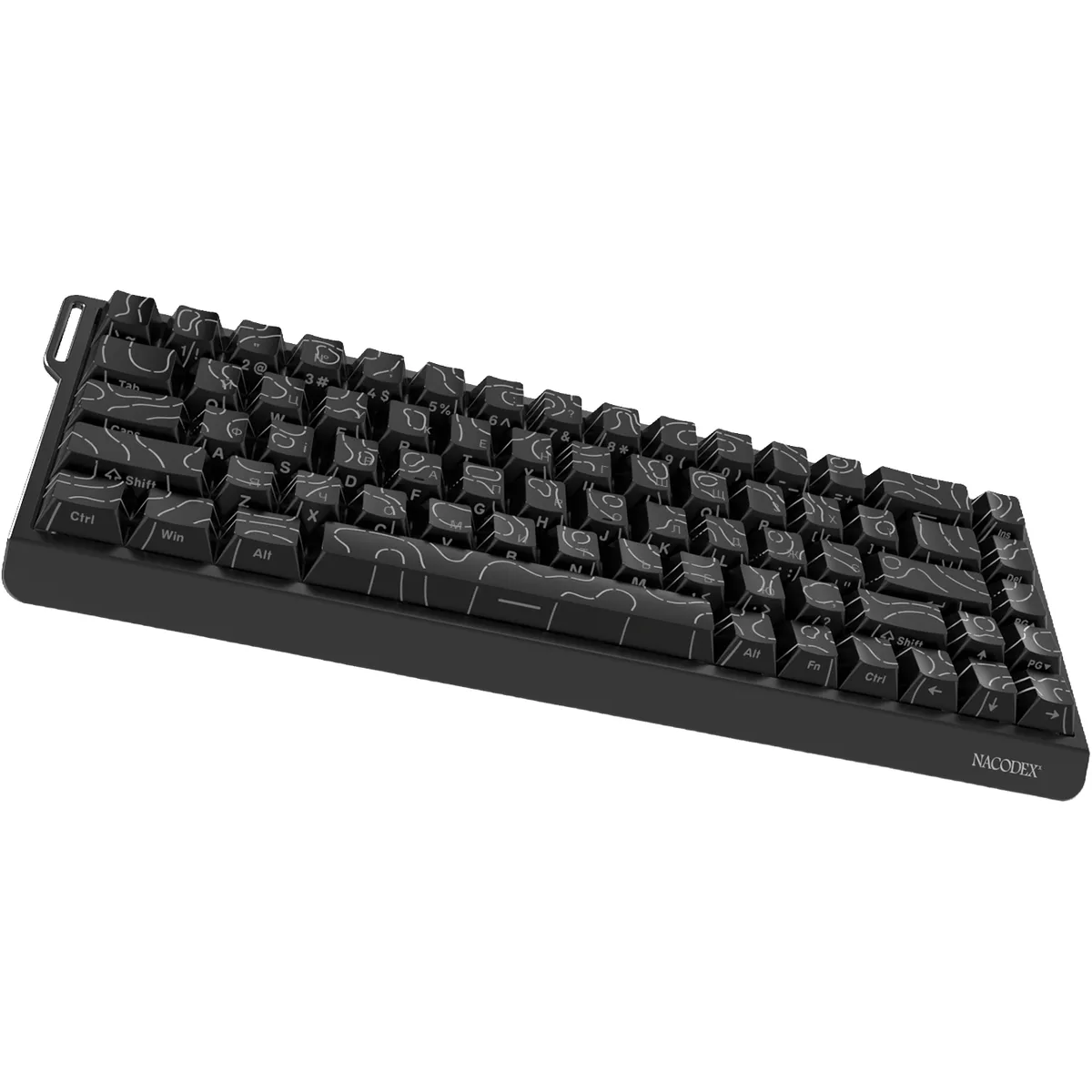 Клавіатура Ajazz NK68 V2 Red Switch Black (NK68-V2-R-S-B) - мініатюра 3