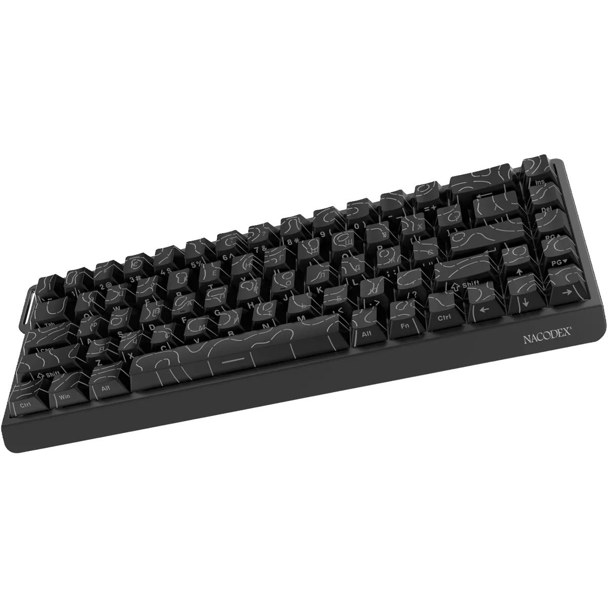 Клавіатура Ajazz NK68 V2 Red Switch Black (NK68-V2-R-S-B) - мініатюра 4