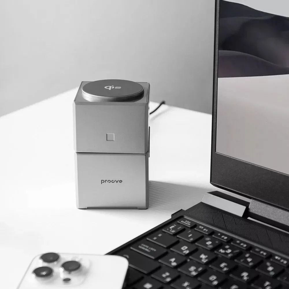 Бездротовий зарядний пристрій Proove Iron Hide 3in1 15W Gray (WSIH15000003) - мініатюра 13
