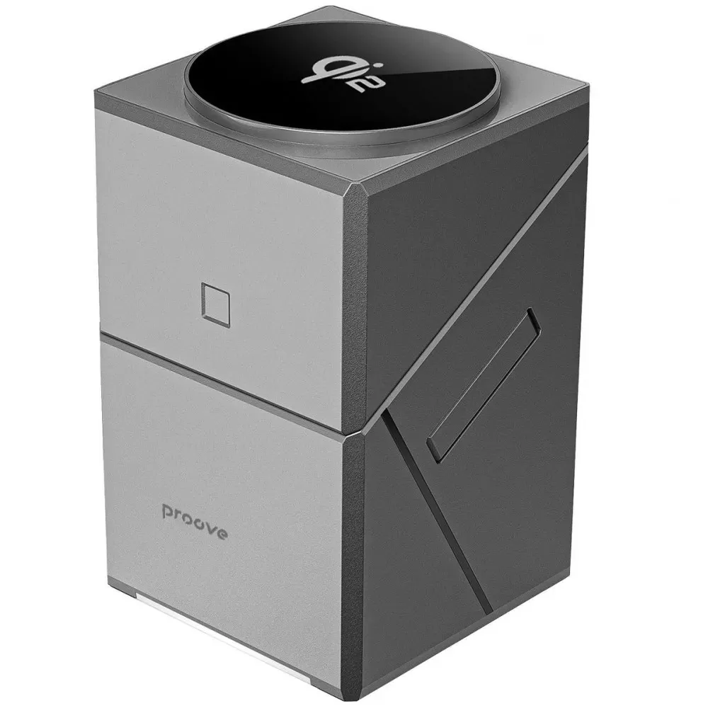 Бездротовий зарядний пристрій Proove Iron Hide 3in1 15W Gray (WSIH15000003) - мініатюра 6