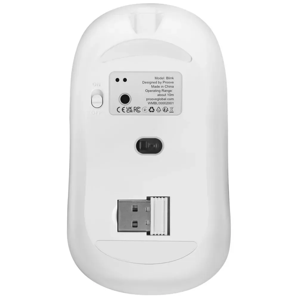 Миша бездротова Proove Blink White (WMBL00002002) - мініатюра 3