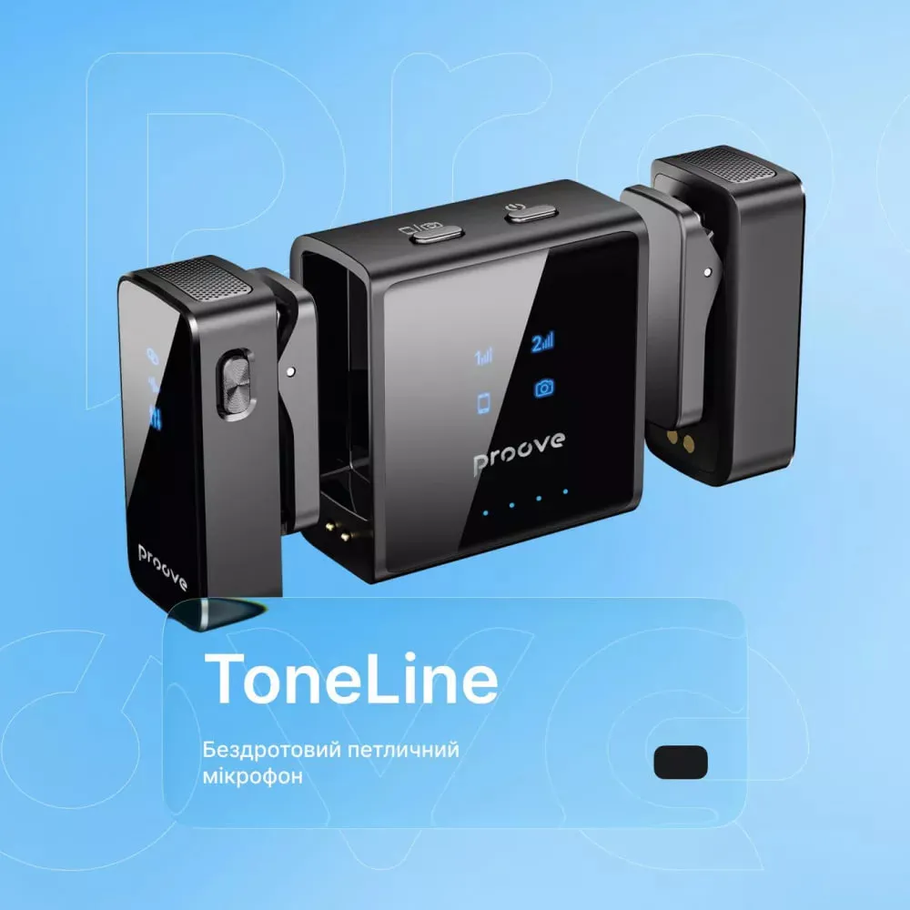 Мікрофон Proove ToneLine Black (PTWM00000201) - мініатюра 10