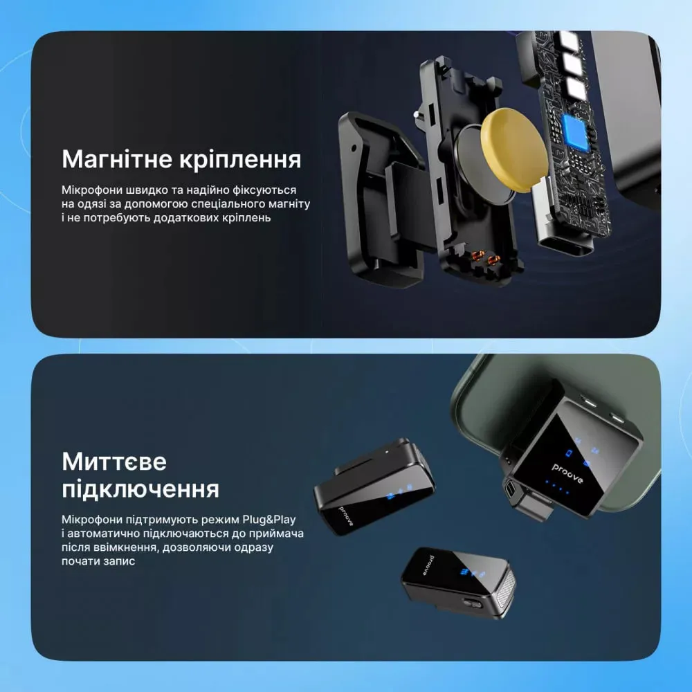 Мікрофон Proove ToneLine Black (PTWM00000201) - мініатюра 14