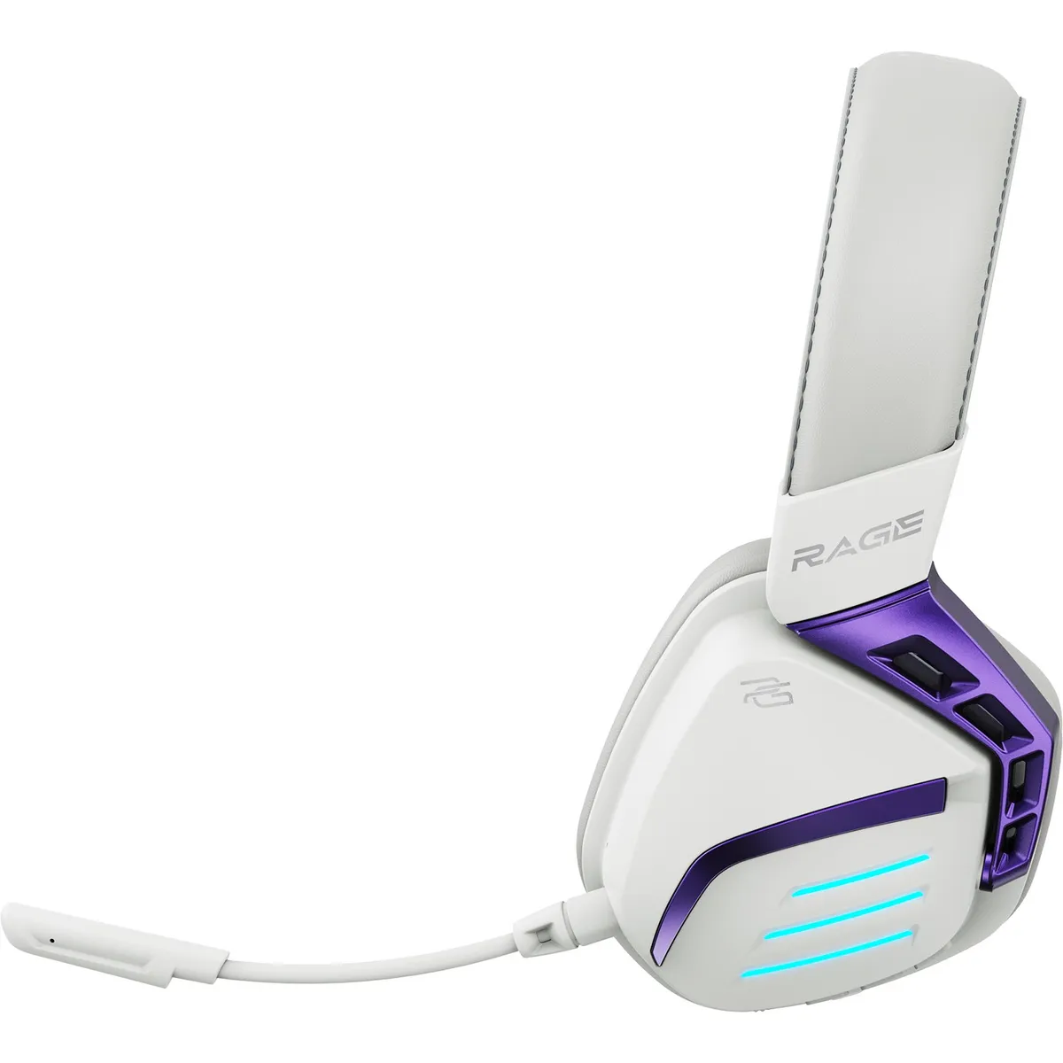 Bluetooth-гарнітура Proove Gaming Rage (APP) White/Purple (WHRG00020002) - мініатюра 3