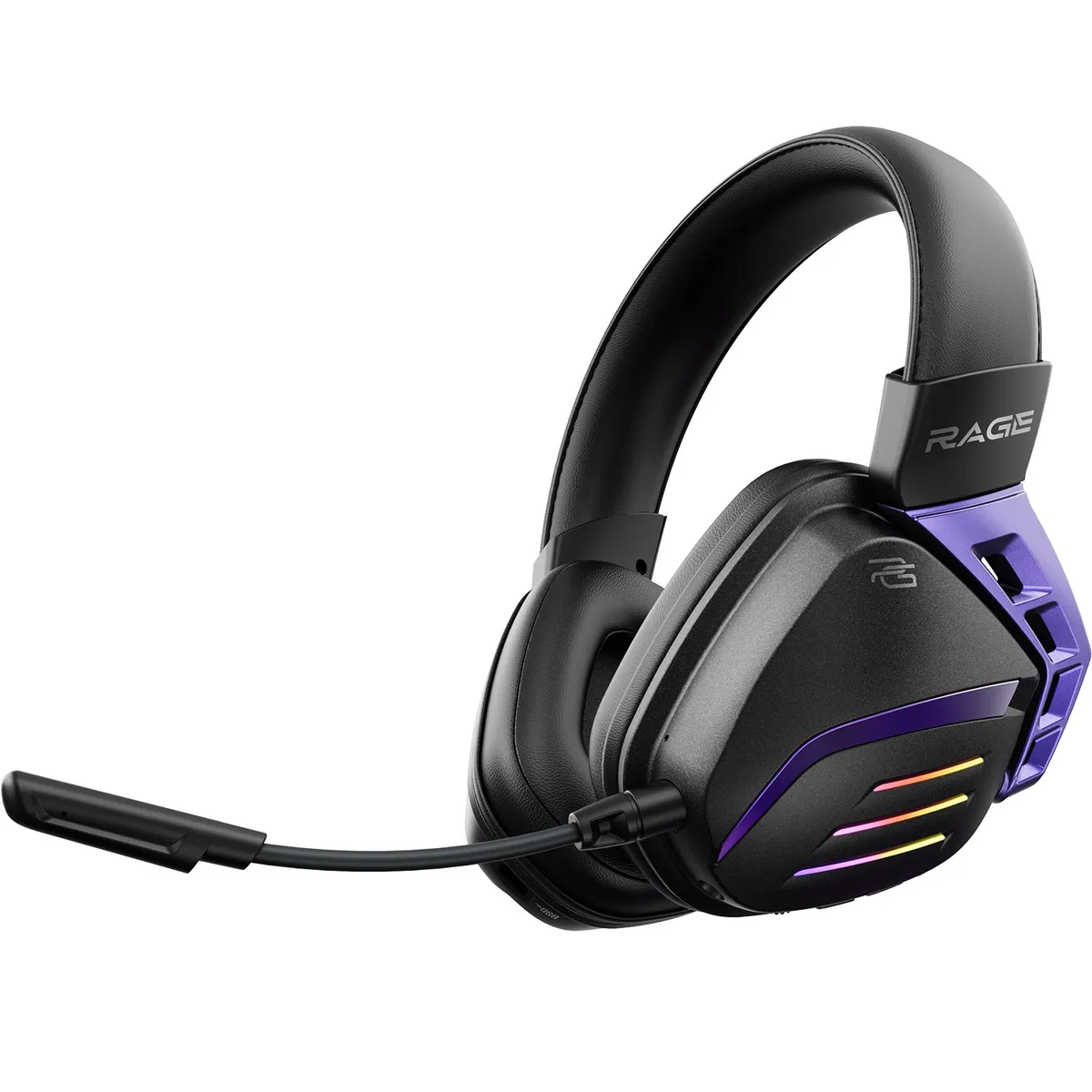 Bluetooth-гарнітура Proove Gaming Rage (APP) Black/Purple (WHRG00020001) - зображення 1