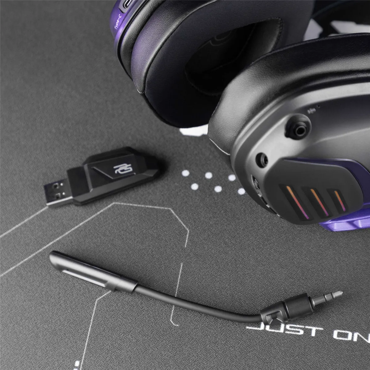 Bluetooth-гарнітура Proove Gaming Rage (APP) Black/Purple (WHRG00020001) - мініатюра 10