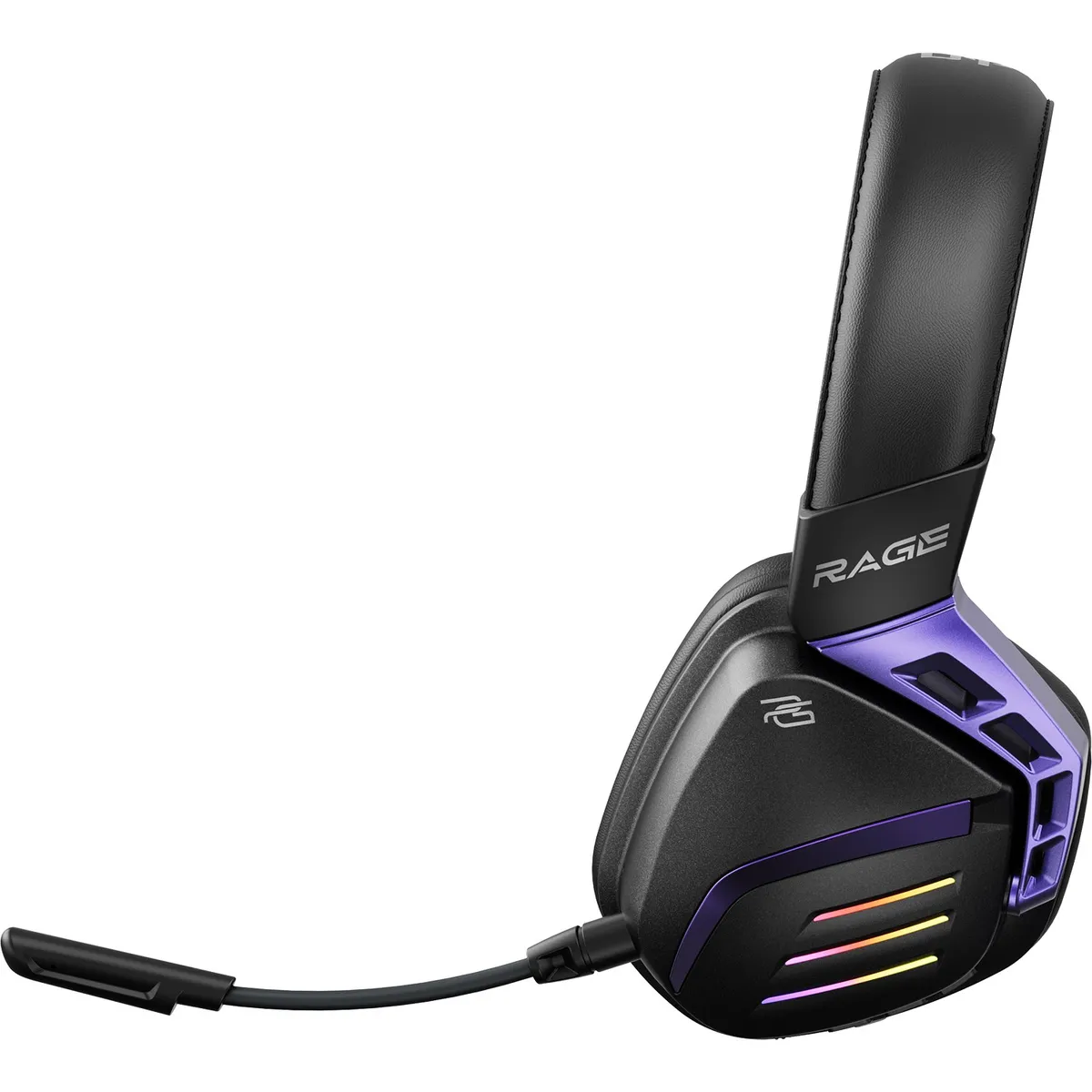 Bluetooth-гарнітура Proove Gaming Rage (APP) Black/Purple (WHRG00020001) - мініатюра 3