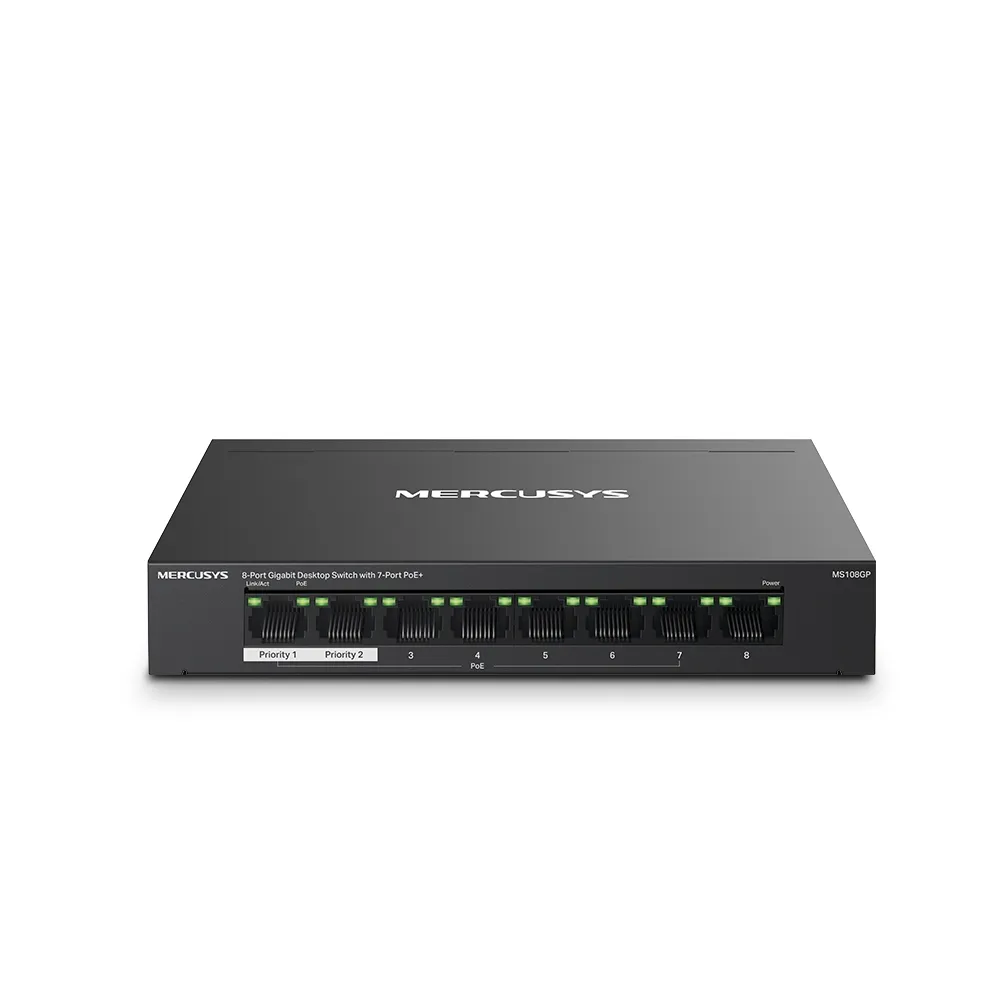 Комутатор Mercusys MS108GP - зображення 1