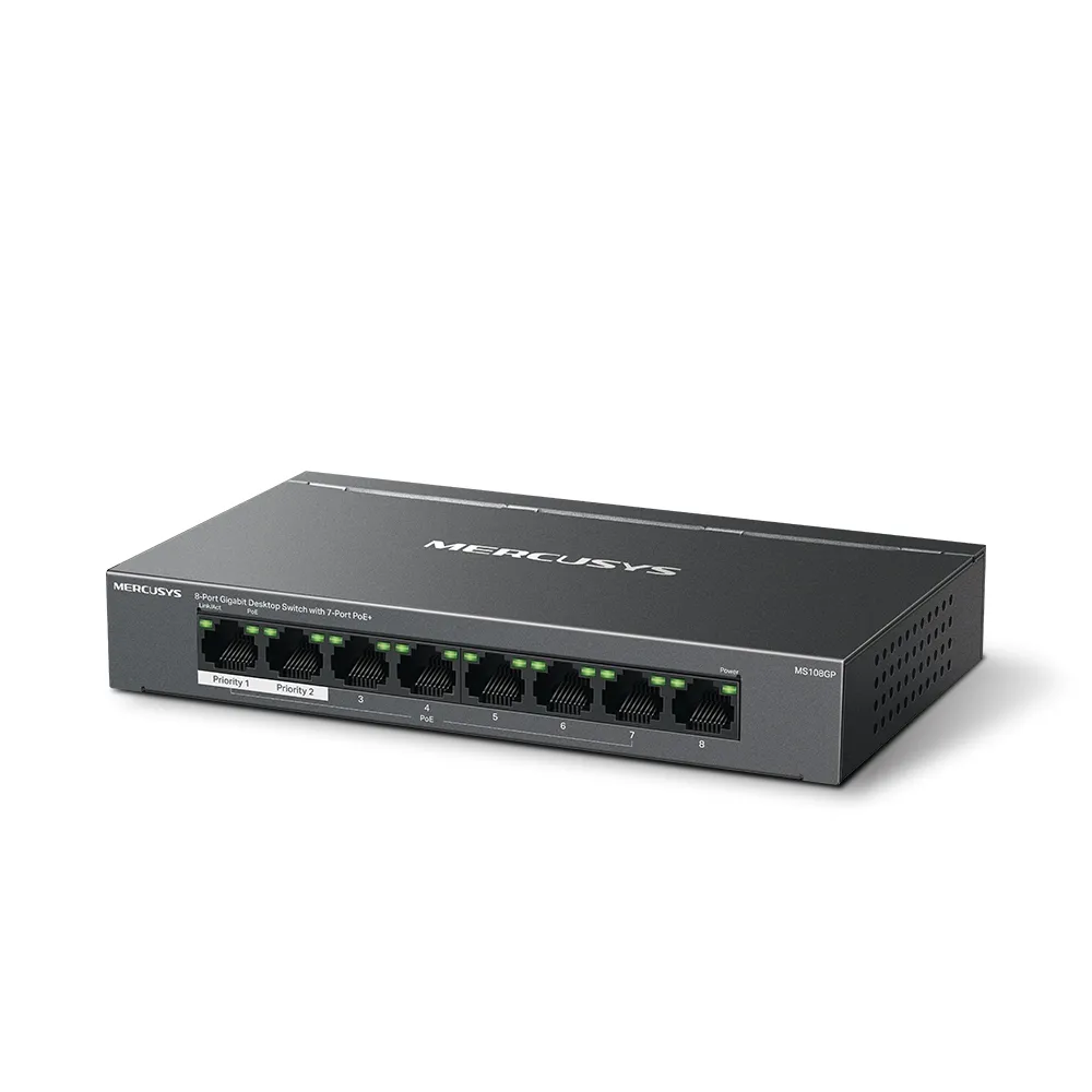 Комутатор Mercusys MS108GP - мініатюра 2