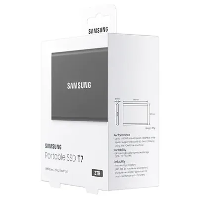 Накопичувач SSD USB 3.2 2TB T7 Samsung (MU-PC2T0T/WW) - мініатюра 10