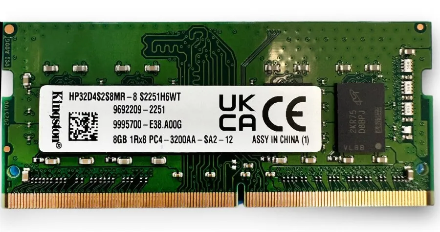 Модуль пам'яті SO-DIMM DDR4 8GB 3200 Kingston С22 (аналог KVR32S22S8/8) - зображення 1