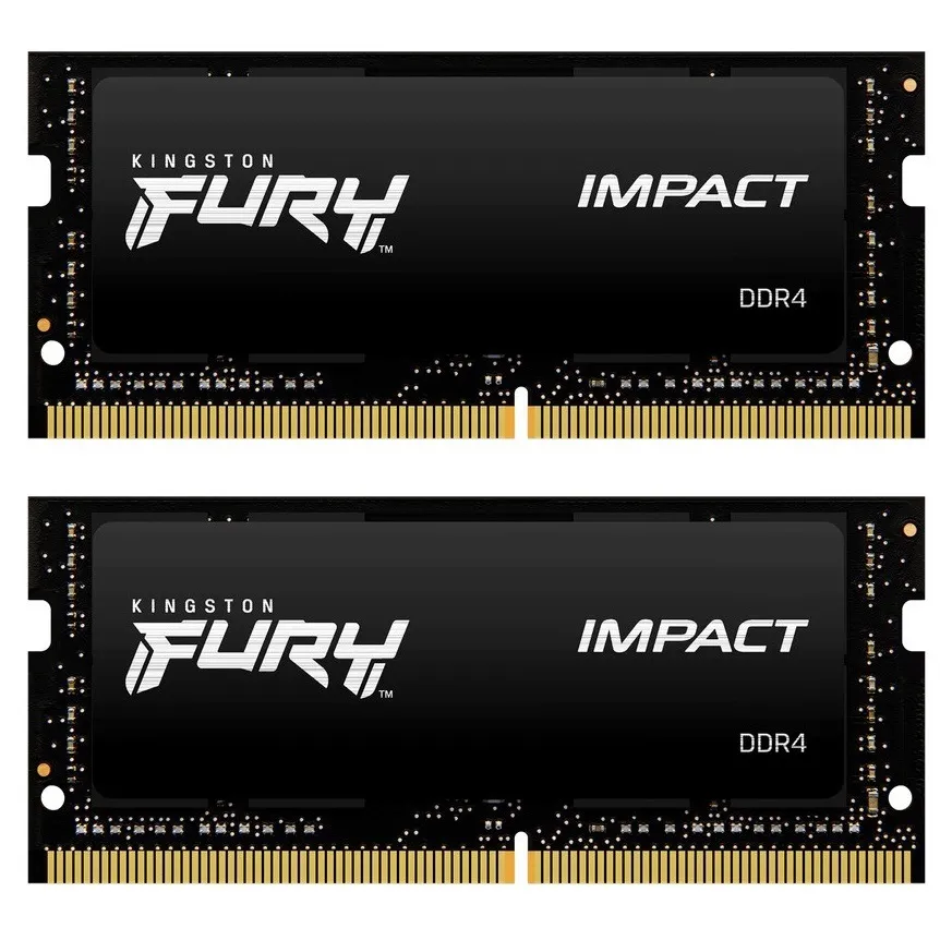 Модуль пам`ятi SO-DIMM DDR4 2x16GB/3200 Kingston Fury Impact (KF432S20IBK2/32) - зображення 1