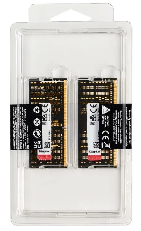 Модуль пам`ятi SO-DIMM DDR4 2x16GB/3200 Kingston Fury Impact (KF432S20IBK2/32) - мініатюра 5