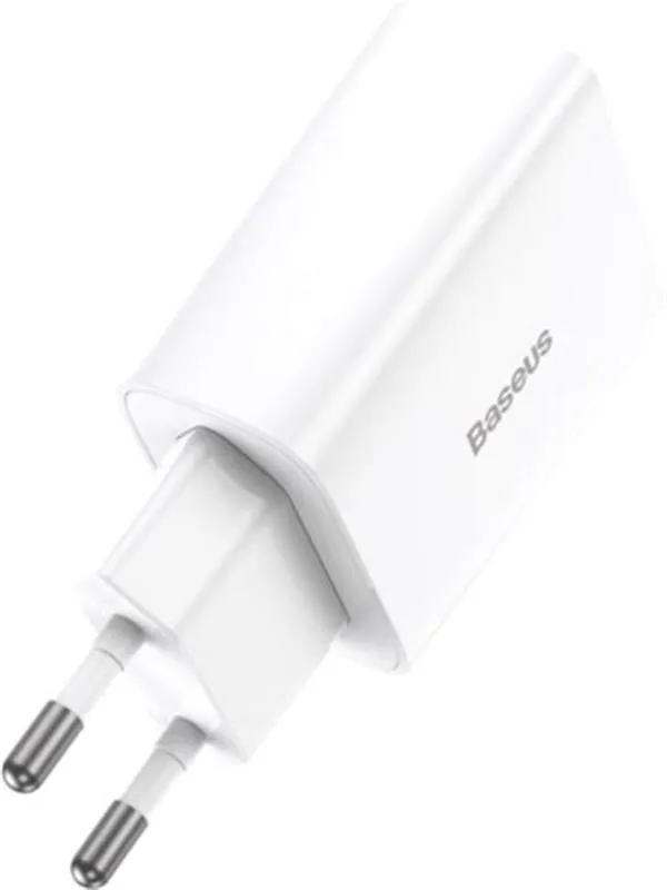 Мережевий зарядний пристрій Baseus (1USB-C 3A) 20W White (CCFS-SN02) - мініатюра 4