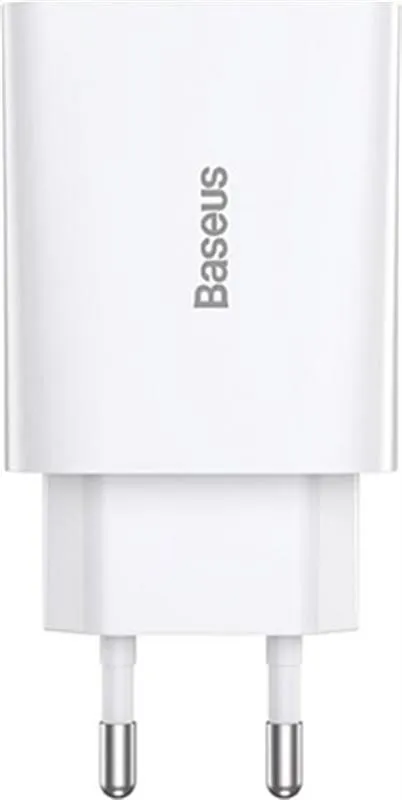 Мережевий зарядний пристрій Baseus (1USB-C 3A) 20W White (CCFS-SN02) - мініатюра 5