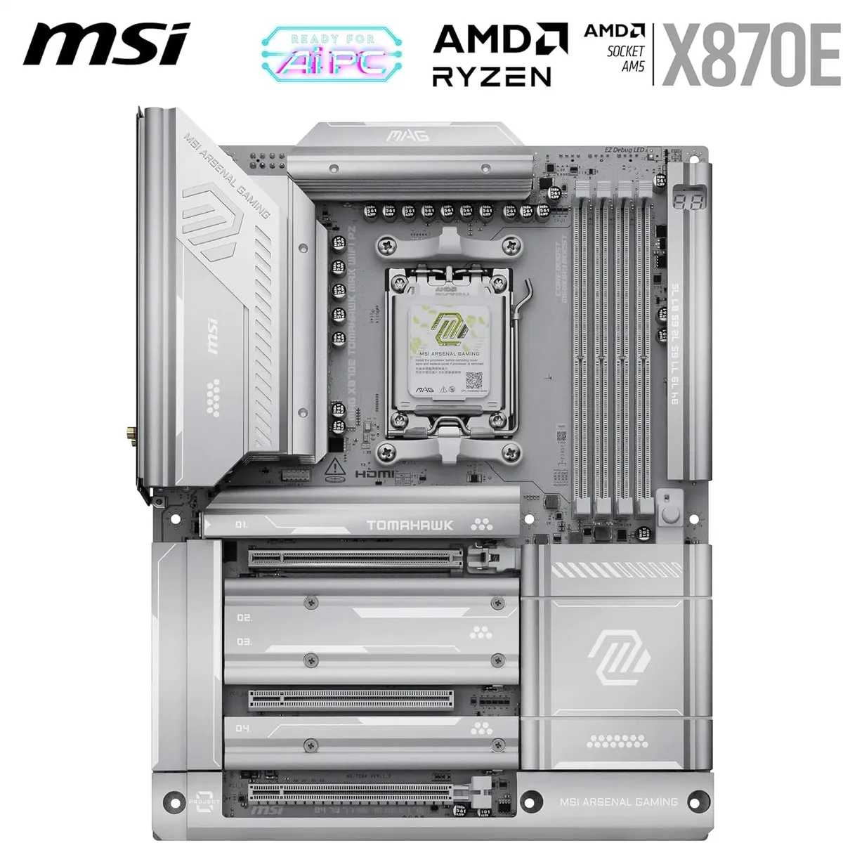 Материнська плата MSI MAG X870E Tomahawk Max WiFi PZ Socket AM5 - зображення 1