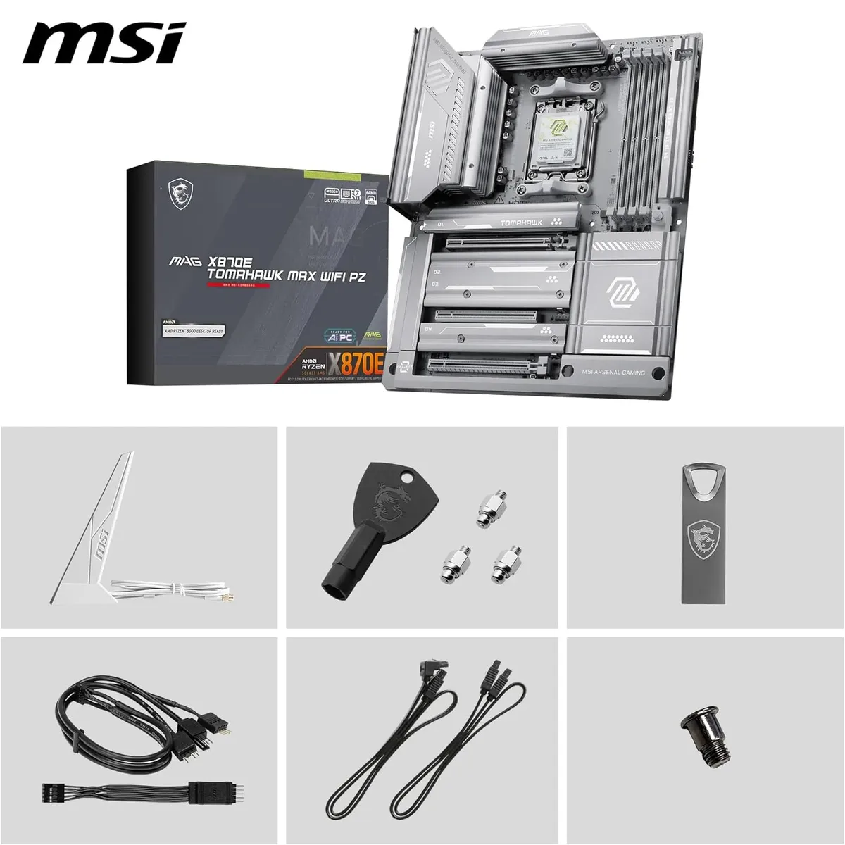 Материнська плата MSI MAG X870E Tomahawk Max WiFi PZ Socket AM5 - мініатюра 5
