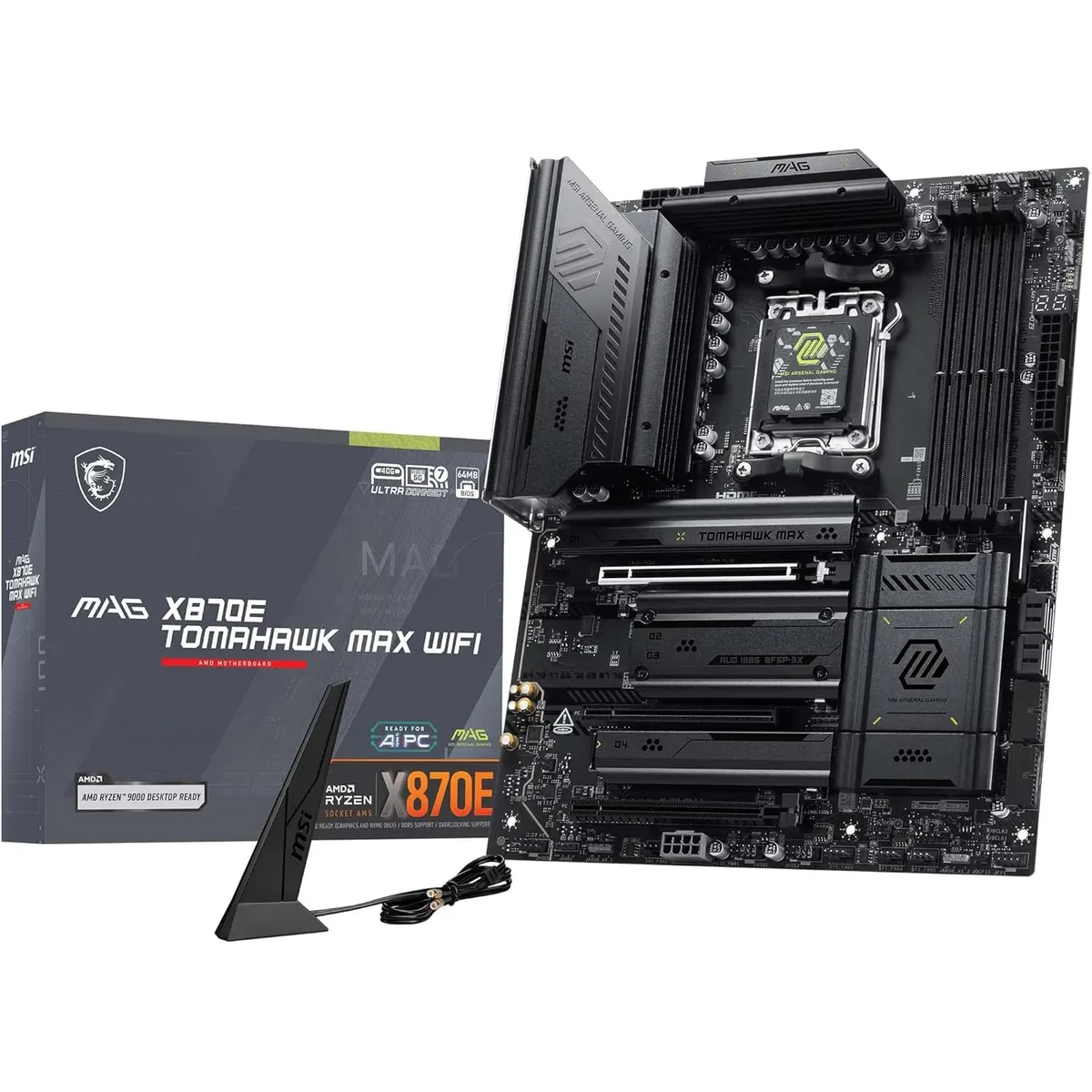 Материнська плата MSI MAG X870E Tomahawk Max WiFi Socket AM5 - мініатюра 5