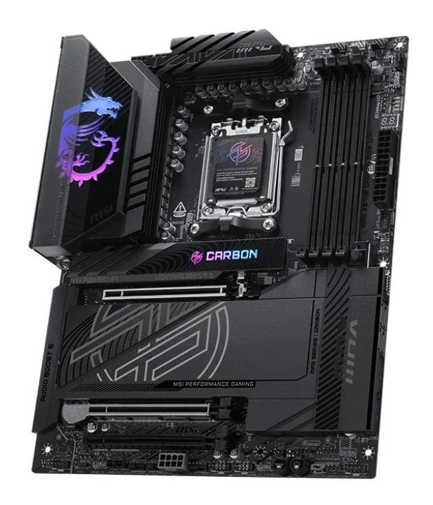 Материнська плата MSI MPG X870E Carbon Max WiFi Socket AM5 - мініатюра 11