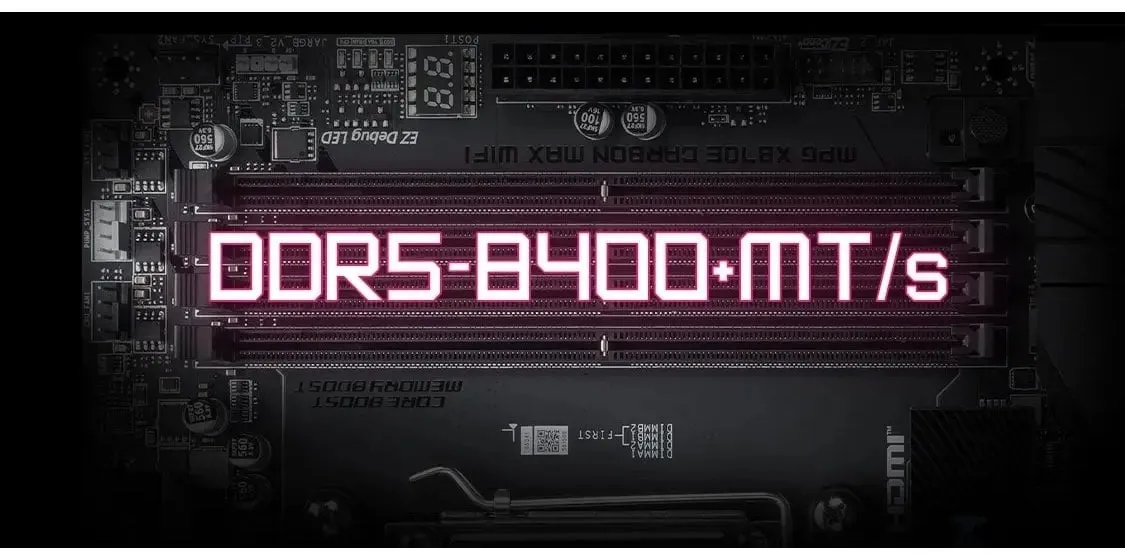 Материнська плата MSI MPG X870E Carbon Max WiFi Socket AM5 - мініатюра 2