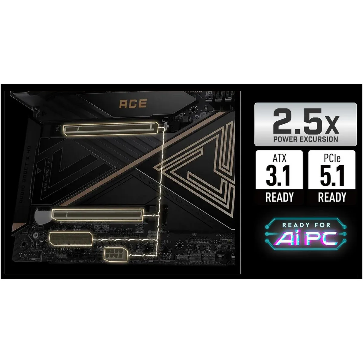 Материнська плата MSI MEG X870E Ace Max Socket AM5 - мініатюра 2