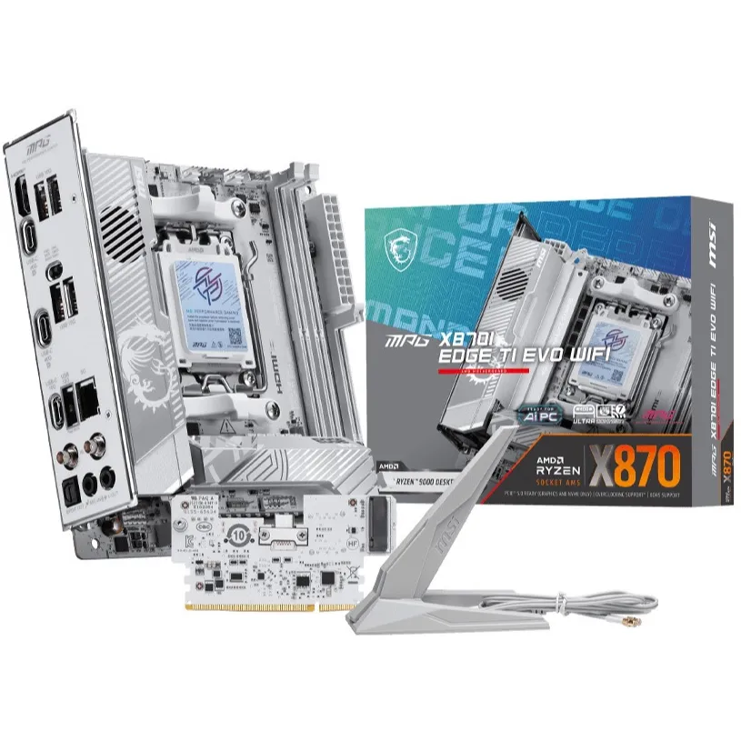 Материнська плата MSI MPG X870I Edge Ti Evo WiFi Socket AM5 - мініатюра 2