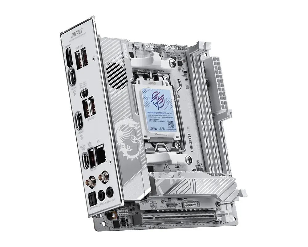 Материнська плата MSI MPG X870I Edge Ti Evo WiFi Socket AM5 - мініатюра 3