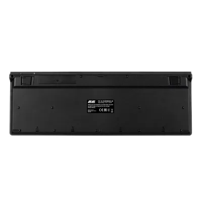 Клавіатура мембранна 2E KS280 120key, WL/BT, EN/UK/RU, silent, чорно-сіра - мініатюра 2