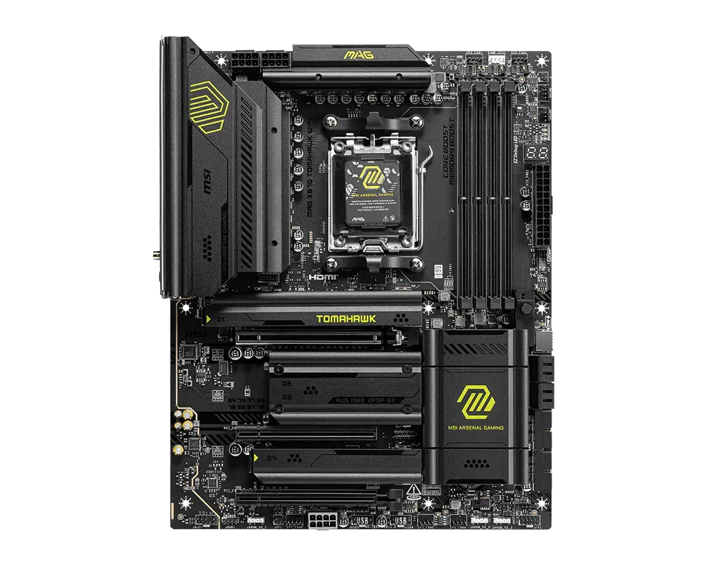 Материнська плата MSI MAG X870 TOMAHAWK WIFI (sAM5, AMD X870, PCI-Ex16) - зображення 1