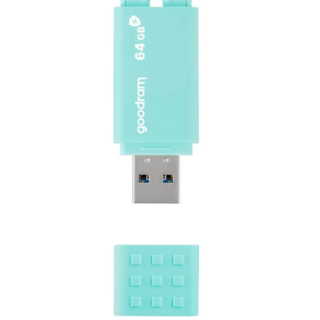 Флеш-накопичувач USB3.2 64GB Goodram UME3 Care Green (UME3-0640CRR11) - зображення 1
