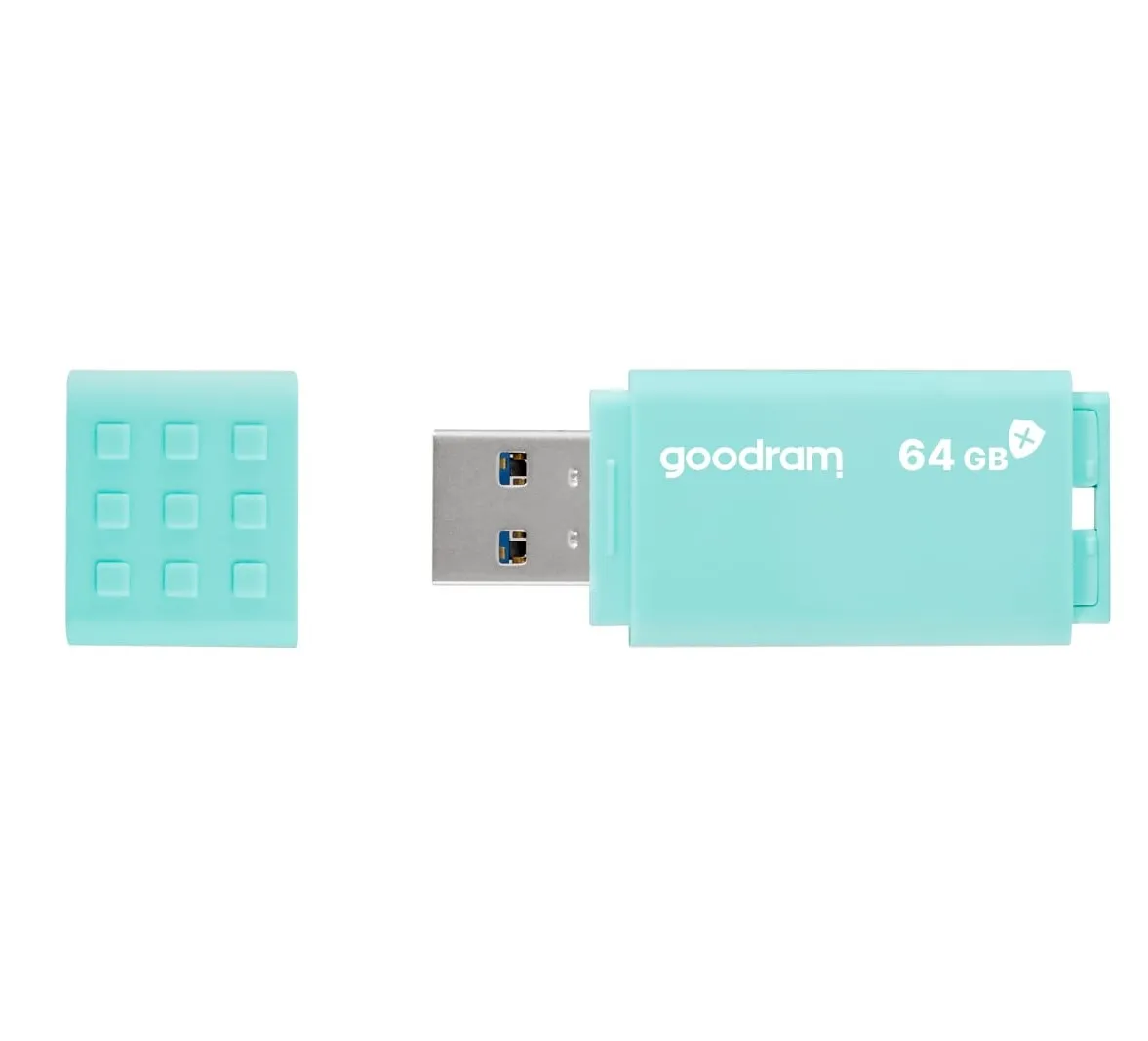 Флеш-накопичувач USB3.2 64GB Goodram UME3 Care Green (UME3-0640CRR11) - мініатюра 2