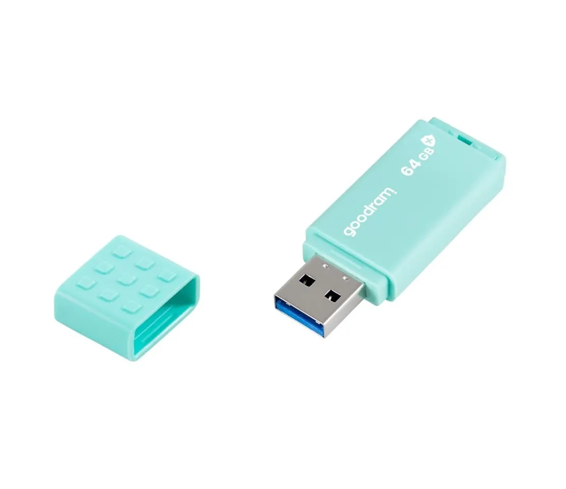 Флеш-накопичувач USB3.2 64GB Goodram UME3 Care Green (UME3-0640CRR11) - мініатюра 3