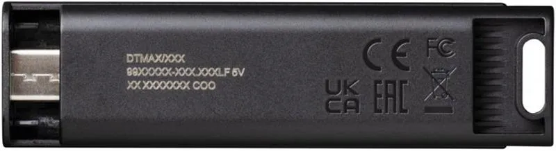 Флеш-накопичувач USB3.2 1TB Type-C Kingston DataTraveler Max Black (DTMAX/1TB) - мініатюра 9