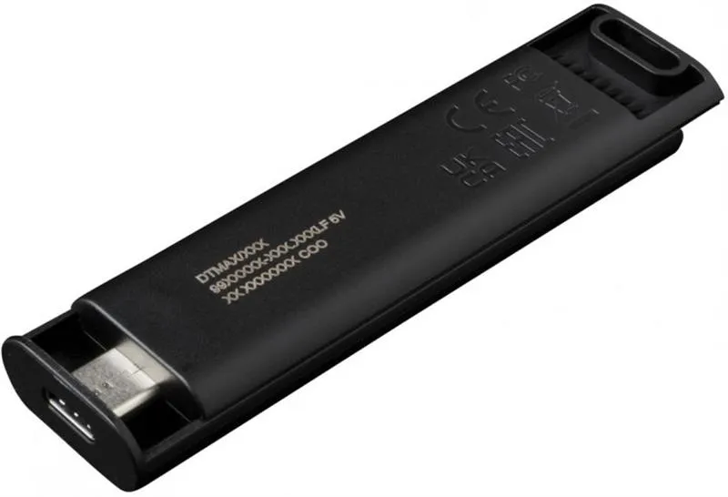 Флеш-накопичувач USB3.2 256GB Type-C Kingston DataTraveler Max Black (DTMAX/256GB) - мініатюра 9