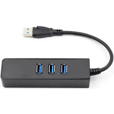 Концентратор Dynamode USB 3.0 Type-A - RJ45 Gigabit Lan, 3*USB 3.0 (USB3.0-Type-A-RJ45-HUB3) - мініатюра 3