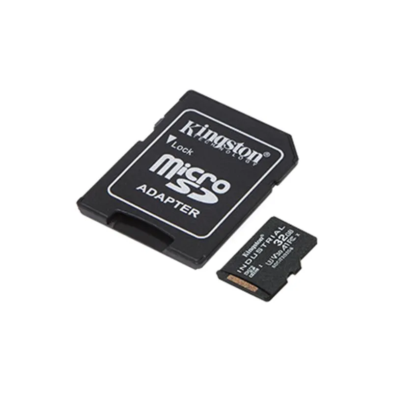 Карта пам`ятi MicroSDHC 32GB UHS-I/U3 Class 10 Kingston Industrial + SD-adapter (SDCIT2/32GB) - мініатюра 2