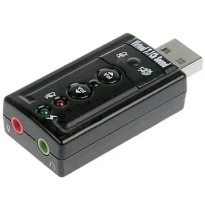 Звукова плата Dynamode C-Media 108 USB 8(7.1) каналов 3D RTL (USB-SOUND7) - зображення 1