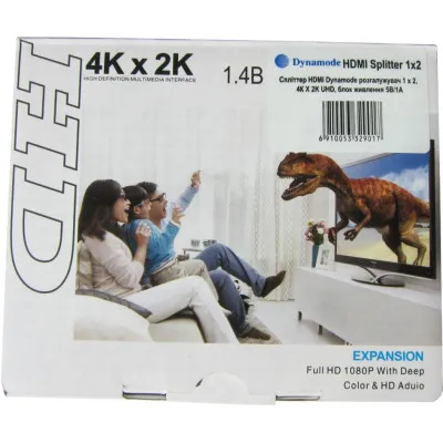 Розгалужувач Dynamode HDMI Splitter 1x2 - мініатюра 11
